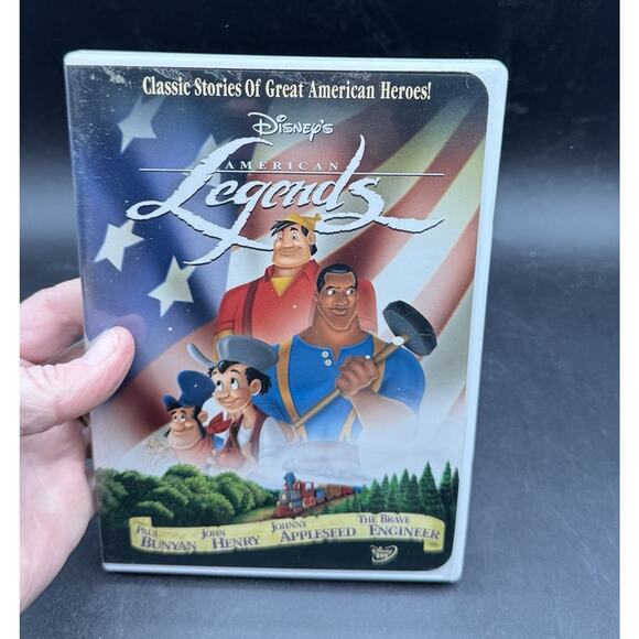 Media | Disneys American Legends Dvd 1948 Paul Bunyan John Henry Oop ...